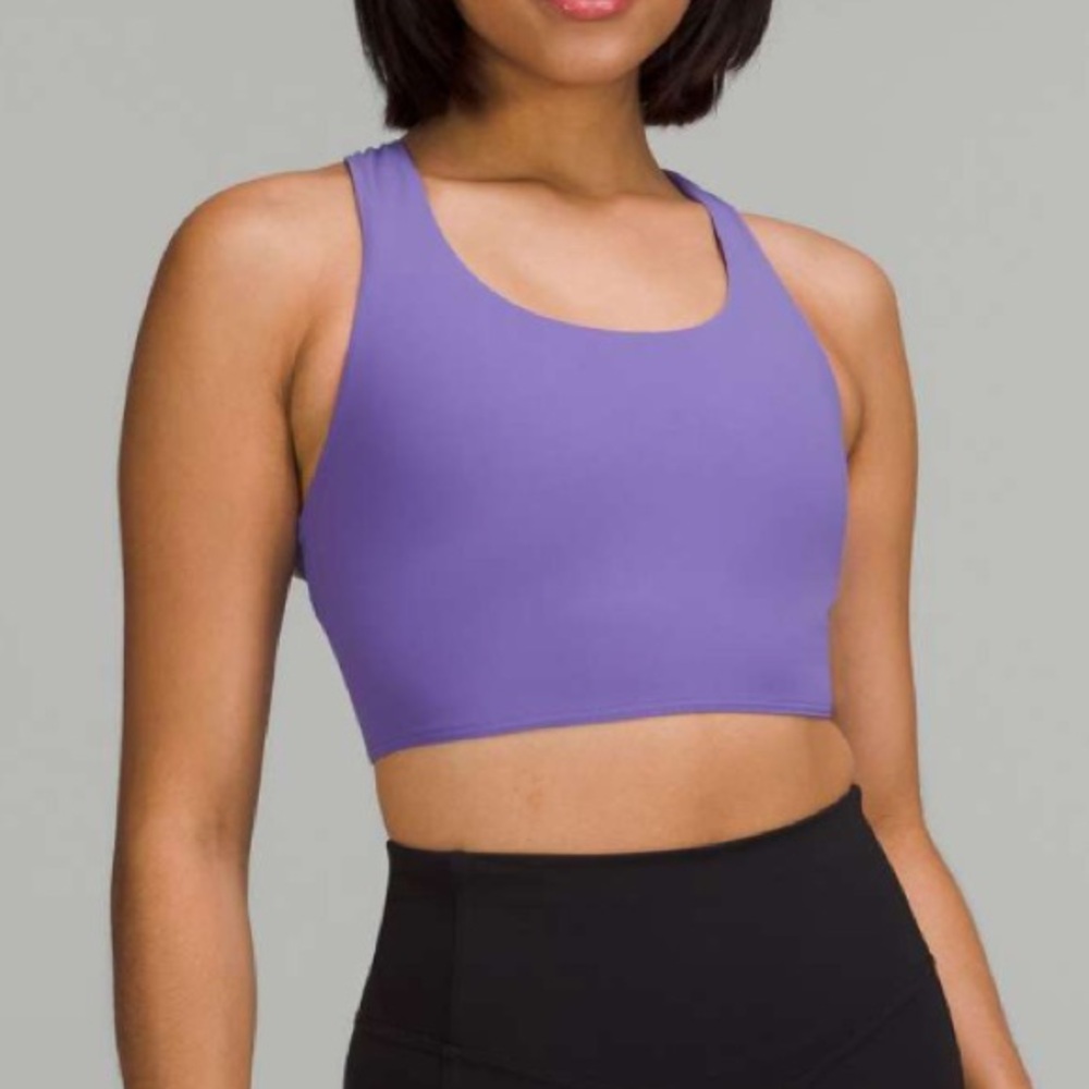 Lululemon Stash It Bra Medium Support Charged Indigo Size 8